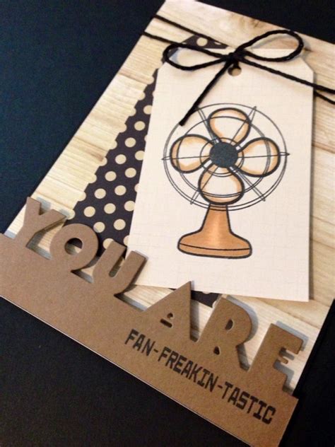 you are fan freakin tastic greeting card by