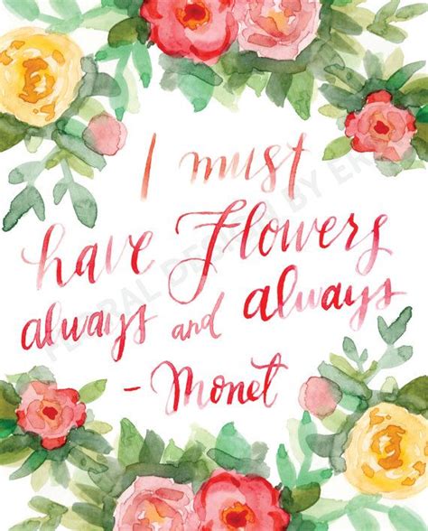 i must have flowers always and always 8x10 by