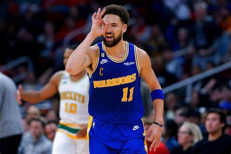 warriors observations klay thompson steph curry combine   points
