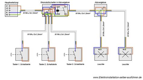 schaltplan taster wiring diagram