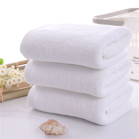 pc cm white big towel household hotel bath towel soft  cotton washcloths hand face