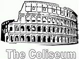 Rome Coloring Colosseum Ancient Pages Restored Roman Italy Color Printable Netart Print Getcolorings Search sketch template
