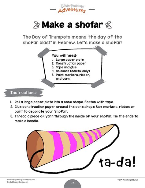 shofar bible lessons  kids sunday school kids sunday