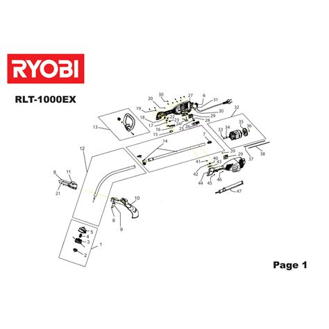 Buy A Ryobi Rlt3725 Cover 1 90003001051 Spare Part