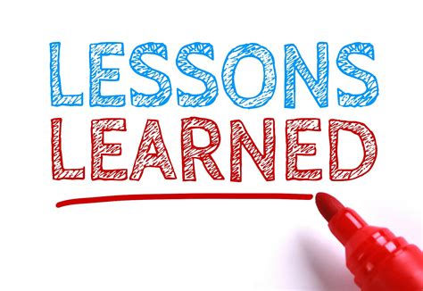 sample lessons learned report template  sample assignments