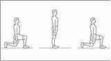 Lunges Lunge sketch template
