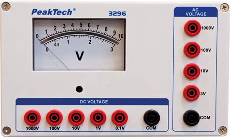 peaktech  voltmeter analog   bei reichelt elektronik