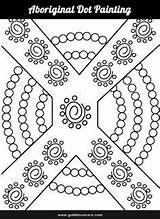 Aboriginal Dot Painting Template Colouring Templates Kids Symbols Australian Pages Indigenous Patterns Goldencarers Coloring Pattern Naidoc Printable Cultural Styles Week sketch template