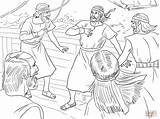 Jonah Coloring Boat Storm Pages Nineveh During God Ship Supercoloring Jesus Bible Color Printable Kids Drawing Stills Runaway Online Prophet sketch template