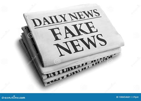 fake news daily newspaper headline stock image image  event extra