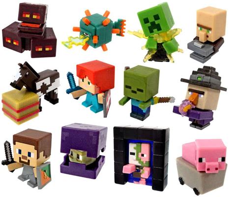 minecraft  stone series  set   mini figures loose mattel toys