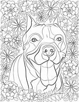 Coloring Dogs Stress Kids Relief Adults sketch template