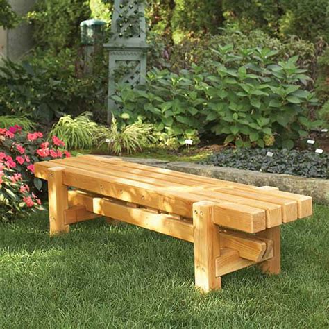 durable doable outdoor bench woodworking plan  wood magazine
