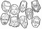 Avenger Avengers Mask Endgame Mewarnai Coloringpagesfortoddlers Mitraland sketch template