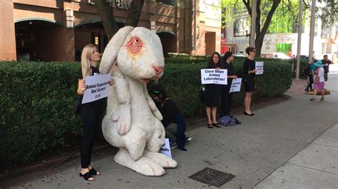 peta protests  charles river  biotech week boston