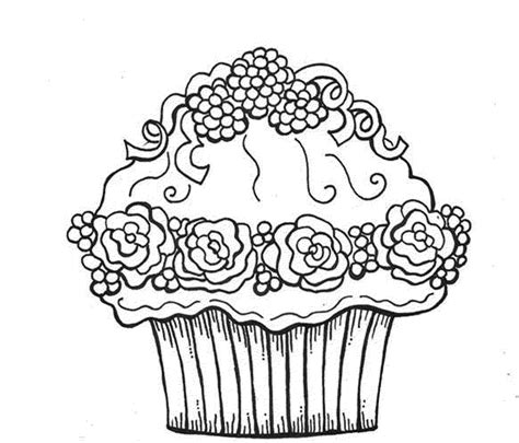 printable cupcake coloring pages printable templates