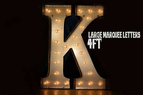 xlarge marquee letter marquee sign lighted metal