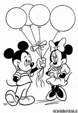 Mickey Minnie Pages Kissing Coloring Mouse Getcolorings sketch template