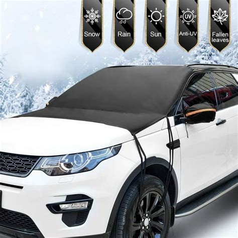 eagle windshield snow cover extra large fits  car truck suv van straps double side design