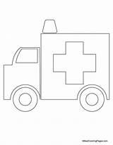 Ambulance Coloring Pages Kids Craft Preschool Templates Bestcoloringpages Printable Book Quiet Drawing Choose Board Helpers Community sketch template