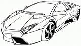 Coloring Pages Cars Easy Kindergarten Popular sketch template