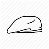 Beret Hat French Cap Flat Icon Military Drawing Special Crowned Forces Getdrawings Pluspng Iconfinder Collection sketch template