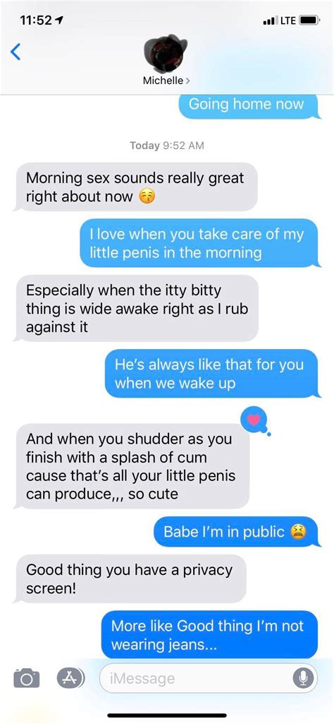 Michelle On Morning Sex With My Cute Little Penis Scrolller