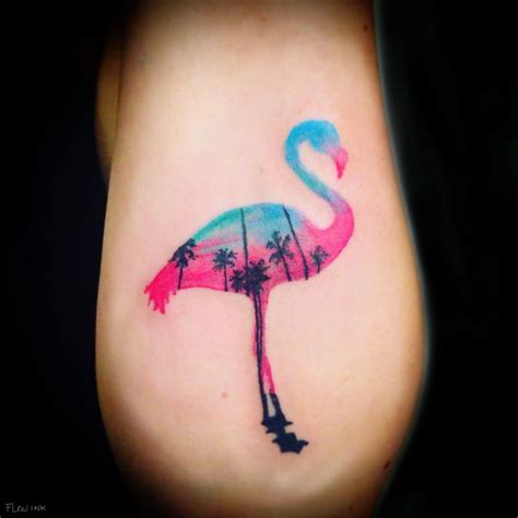 9 stylish and stunning flamingo tattoo designs styles at life