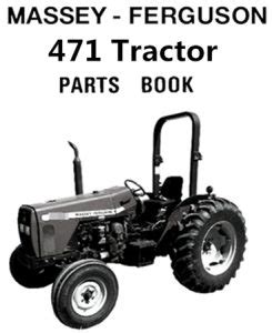 massey ferguson  tractor parts catalog manual  factory manual store