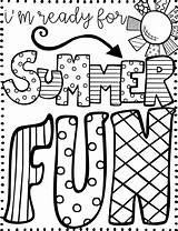 Coloring Pages June School Summer Kids Sheets End Bestcoloringpagesforkids Printable sketch template