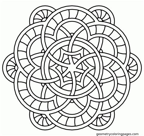 simple mandala coloring page coloring home
