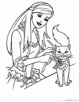 Barbie Coloring Pages Halloween Printable Unique Getcolorings Bar sketch template