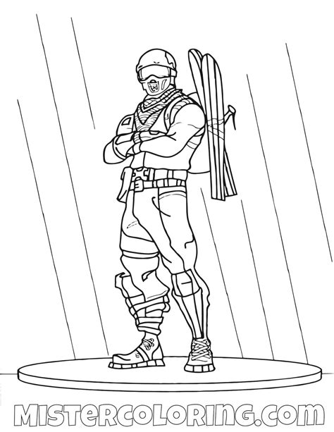 fortnite coloring pages  kids mister coloring fortnite coloring
