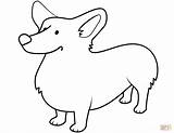 Corgi Coloring Pages Funny Printable Welsh Pembroke Clipart Supercoloring Categories Tags sketch template