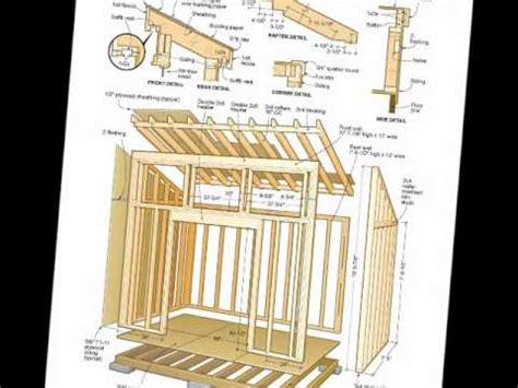 shed plans woodworking plans pdfs  youtube