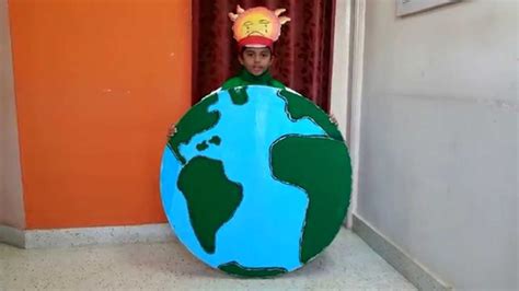 global warming save earth fancy dress competition kids youtube