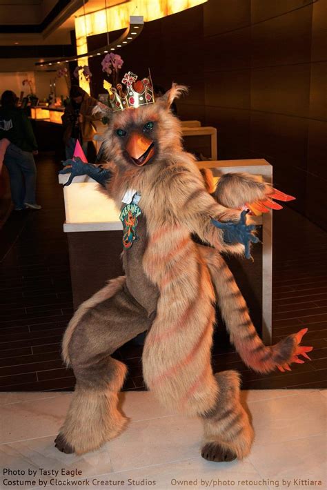fursuit friday here s me in my party king crown from mff