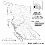 Map Columbia British Rivers Blank Outline Province Bc Lakes Empty Maps Showing Resolution High Yellowmaps sketch template