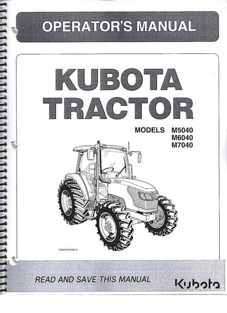 kubota    operator manual wcab   ebay