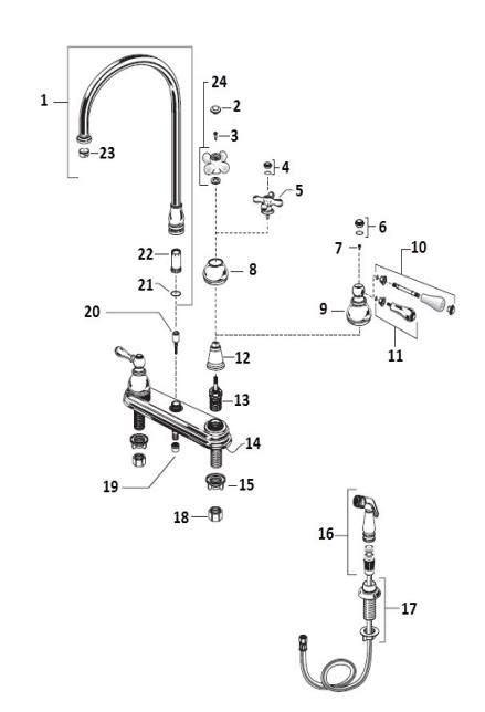 american standard faucets parts diagram hanenhuusholli