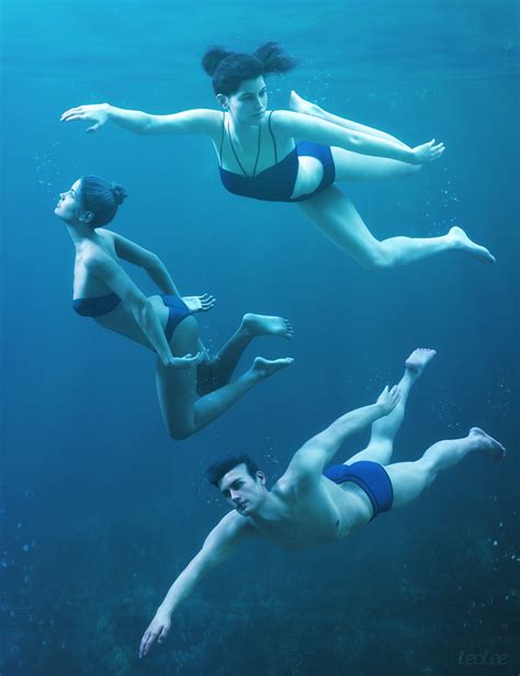 underwater poses  genesis   daz