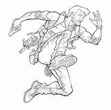 Drake Nathan Poses Drawing Pages Coloring Line Work Drawings Reference Action Patrickbrown Deviantart Character Comic Sketches Dynamic Print Getdrawings Search sketch template