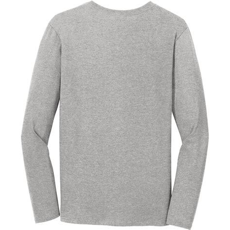 gildan  softstyle long sleeve  shirt sport grey fullsourcecom