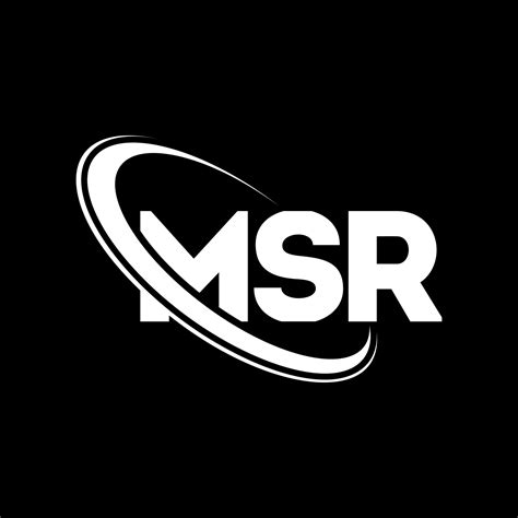 logotipo msr carta msr diseno del logotipo de la letra msr logotipo de las iniciales msr