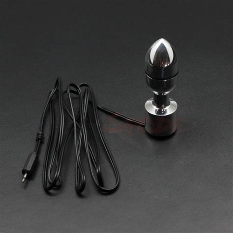 90 30 Mm Metal Butt Plug Aluminium Sex Electro Anal Plug Metal Bullet