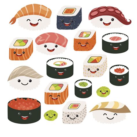 razones por las  los mexicanos amamos japon sushi dibujo