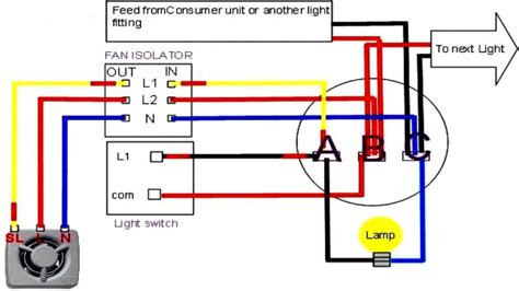 ceiling fan switch wiring colors