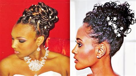 Pin Up Hairstyles Wedding For Black Women Youtube