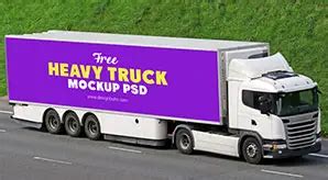vehicle branding heavy duty truck mock  psd creativebooster