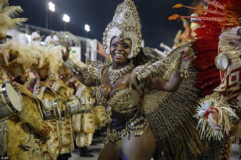 brazil s rio carnival of dancing and wild costumes gets underway